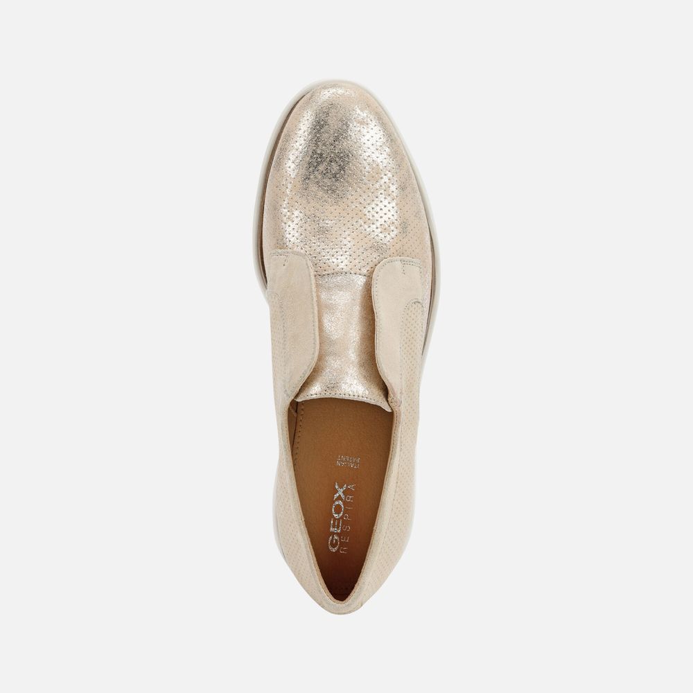 Mocassin Geox Samuela - Beige - Femme 317296-QRV